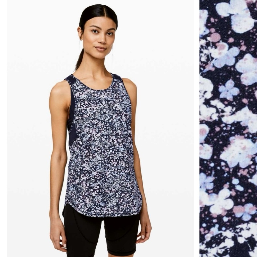Lululemon Sculpt Tank II Floral Spritz Multi Sz 6